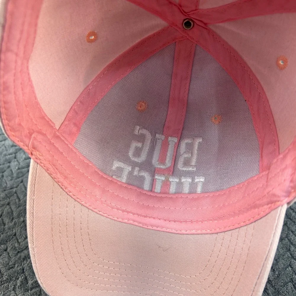 Bug Juice Womens Pink Unbranded Baseball Cap Embroidered Adjustable OSFM
